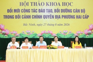 Bắc Ninh: Đổi mới đào tạo, bồi dưỡng cán bộ trong bối cảnh vận hành chính quyền địa phương 2 cấp