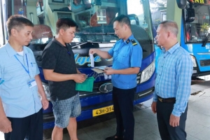 Sở Xây dựng tỉnh Thái Nguyên: Kiểm tra hoạt động vận tải hành khách trong dịp nghỉ Lễ