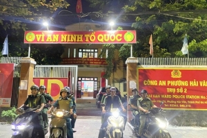 Đà Nẵng: Công an phường Hải Vân triển khai đợt cao điểm tuần tra, kiểm soát cửa ngõ Hải Vân quan
