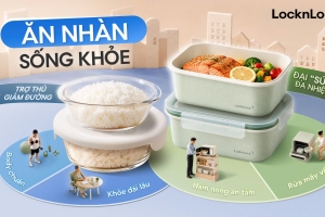 LocknLock giới thiệu giải pháp "ăn nhàn sống khỏe" với bộ đôi hộp đựng thực phẩm Easy Meal và Micro Ready