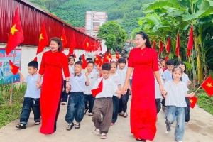 Bắc Ninh: Tưng bừng Ngày hội toàn dân đưa trẻ đến trường