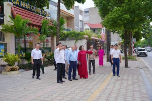 Hải Phòng: Khảo sát tuyến phố ẩm thực Tuệ Tĩnh và các khu vực quy hoạch trọng điểm tại phường Thành Đông