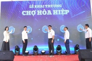 Đà Nẵng: Phường Hải Vân tổ chức khai trương chợ Hòa Hiệp