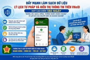 Lâm Đồng: Đẩy mạnh làm sạch dữ liệu lý lịch tư pháp trên VNeID