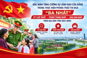 Bắc Ninh tăng cường lãnh đạo của Đảng trong phong trào thi đua 'Kỷ luật nhất - Trung thành nhất - Gần dân nhất'