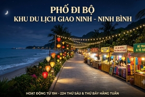 Ninh Bình: Tổ chức phố đi bộ, tạo điểm nhấn phát triển du lịch biển Giao Ninh