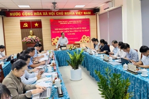 Sở Tư pháp TP.HCM kiểm tra công tác tư pháp tại cụm địa bàn cơ sở