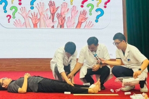 Bắc Ninh: Đào tạo cấp cứu ngoại viện cho nhân viên y tế