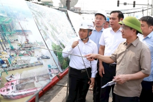 Phó Chủ tịch UBND TP. Hà Nội kiểm tra 3 dự án giao thông trọng điểm