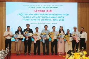 TP HCM: Trao giải cuộc thi viết về ngành nghề nông thôn năm 2026