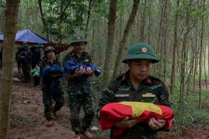 Quảng Trị: Tìm thấy, cất bốc và quy tập thêm 5 hài cốt liệt sĩ