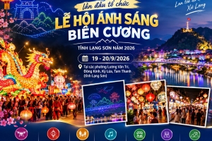Lạng Sơn lần đầu tổ chức Lễ hội Ánh sáng biên cương