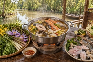 Đặc sản Cà Mau hút khách với ba khía Rạch Gốc, cá thòi lòi và lẩu mắm U Minh