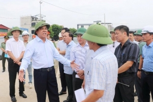 Nghệ An đẩy nhanh mặt bằng, vật liệu để tăng tốc cao tốc Vinh - Thanh Thủy