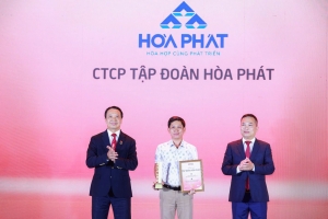 Hòa Phát được vinh danh Top 5 doanh nghiệp tư nhân nộp ngân sách lớn nhất năm 2026