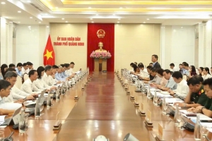 UBND thành phố Quảng Ninh làm việc với Tập đoàn Công nghiệp Than - Khoáng sản Việt Nam