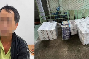 Đồng Tháp: Bắt quả tang đối tượng tàng trữ gần 9.000 bao thuốc lá lậu lúc rạng sáng