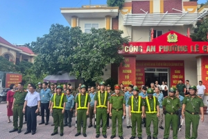 Hải Phòng: Ra quân bảo đảm trật tự đô thị tuyến Hồ Sen - Võ Nguyên Giáp