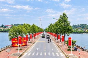 Bắc Ninh rực rỡ cờ hoa chào mừng thành lập thành phố Bắc Ninh