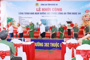 Công an tỉnh Nghệ An khởi công Nhà nghỉ dưỡng 382 quy mô hơn 340 tỷ đồng