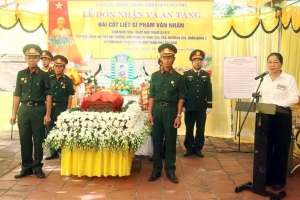 Bắc Ninh: Xã Yên Thế đón nhận và an táng hài cốt liệt sĩ Phạm Văn Nhân