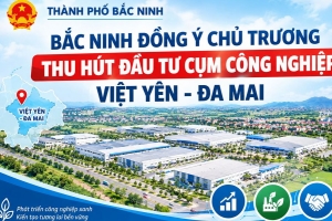 Bắc Ninh thu hút đầu tư Cụm công sinh thái Việt Yên - Đa Mai