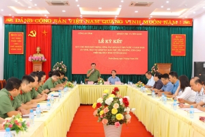 Tuyên Quang: Công an tỉnh - Sở Dân tộc và Tôn giáo tổ chức Lễ ký kết Quy chế phối hợp