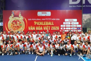 Giải “Pickleball Văn hóa Việt 2026”: Gần 300 vận động viên tranh tài