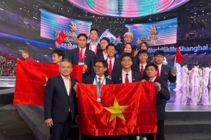 Ba thí sinh Việt Nam đoạt Huy chương Kỹ năng nghề xuất sắc thế giới