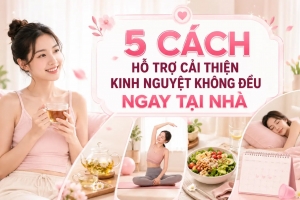 5 Cách hỗ trợ cải thiện kinh nguyệt không đều ngay tại nhà
