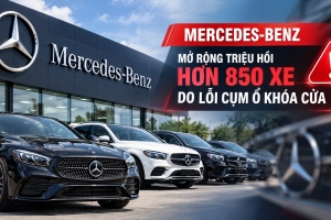 Mercedes-Benz mở rộng triệu hồi hơn 850 xe do lỗi cụm ổ khóa cửa