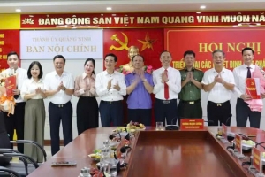 Biệt phái cán bộ về công tác tại Ban Nội chính Thành ủy Quảng Ninh