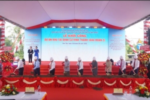 Cần Thơ: Khởi công xây dựng Dự án Khu tái định cư Vĩnh Thạnh giai đoạn 2