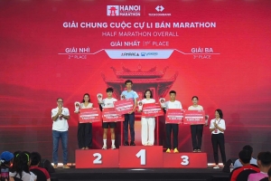 Hơn 14.500 VĐV từ 57 quốc gia và vùng lãnh thổ tạo kỷ lục mới tại Marathon Quốc tế Hà Nội Techcombank Mùa thứ 5
