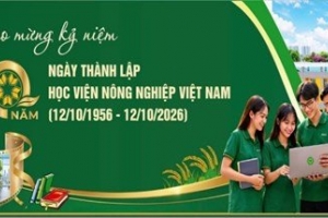Học viện Nông nghiệp Việt Nam: 70 năm kiến tạo thương hiệu giáo dục vì nông nghiệp và đất nước