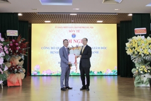 BSCKII. Cao Đức Chinh được bổ nhiệm làm Giám đốc Bệnh viện Đa khoa Đông Anh