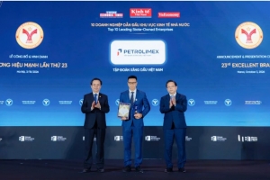 Petrolimex được vinh danh Thương hiệu Mạnh Việt Nam