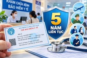 Những trường hợp được tính hưởng tham gia bảo hiểm y tế 5 năm liên tục