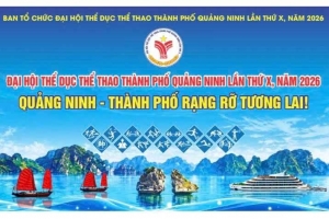 Đại hội TDTT thành phố Quảng Ninh lần thứ X khai mạc vào ngày 11/10