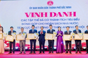 Bắc Ninh tôn vinh doanh nghiệp tiêu biểu nhân ngày Doanh nhân Việt Nam