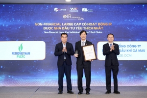 PVCFC - Doanh nghiệp có hoạt động IR được Nhà đầu tư yêu thích nhất năm 2026