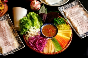 Bánh tráng cuốn thịt heo: Hương vị dân dã làm say lòng thực khách