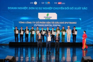 PVTrans được vinh danh tại Giải thưởng Chuyển đổi số Việt Nam 2026