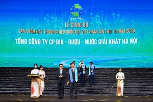 HABECO 8 lần liên tiếp được vinh danh Thương hiệu Quốc gia Việt Nam