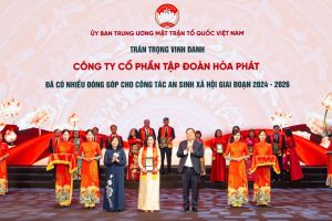 Hòa Phát được vinh danh vì những đóng góp trong công tác an sinh xã hội