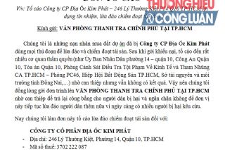 DN Kim Phát lợi dụng tín nhiệm, có dấu hiệu lừa đảo chiếm đoạt tài sản? Bài 1: Khách hàng tố cáo