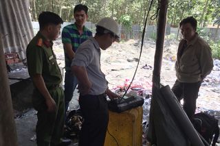 Bình Dương: Phát hiện cơ sở đốt rác thải tinh luyện muối