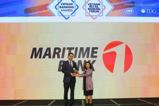 Maritime Bank- Ngân hàng đồng hành cùng DNNVV tốt nhất Việt Nam 2017