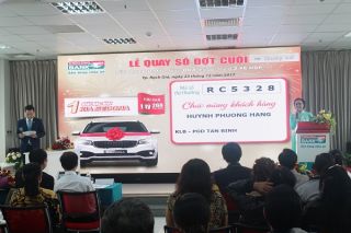 55 khách hàng trúng thưởng quay số đợt cuối tại Kienlongbank