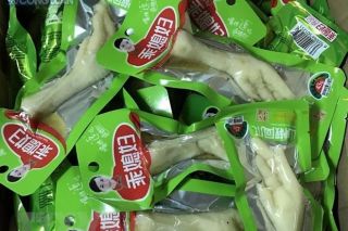 Bắt quả tang xe chở chân gà nhập lậu từ Trung Quốc bốc mùi hôi thối